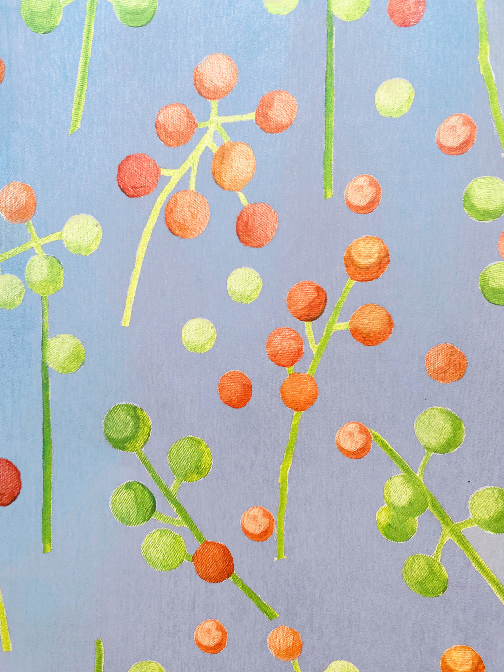 Gift Wrap:  Brunia on Grey