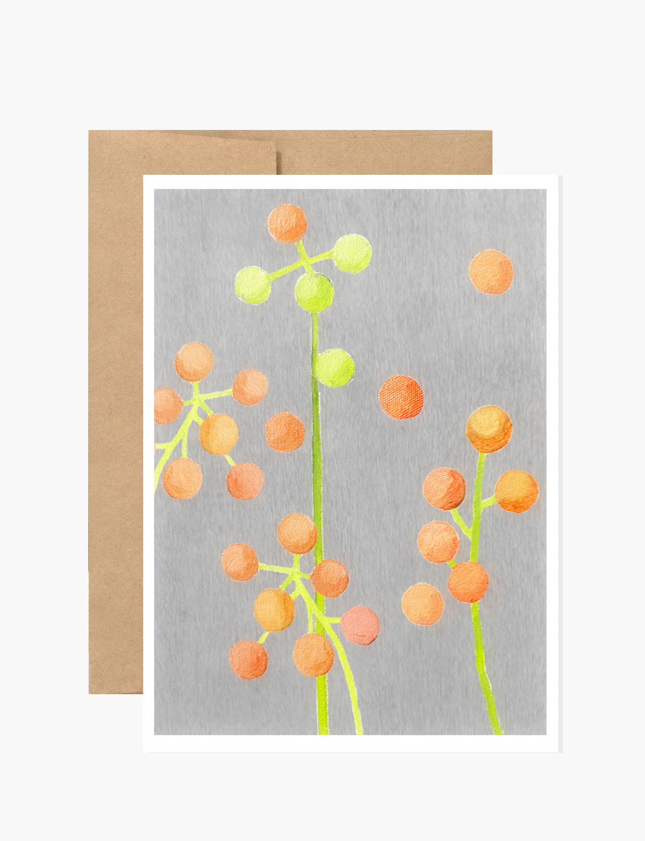 Notecard: Brunia on Grey