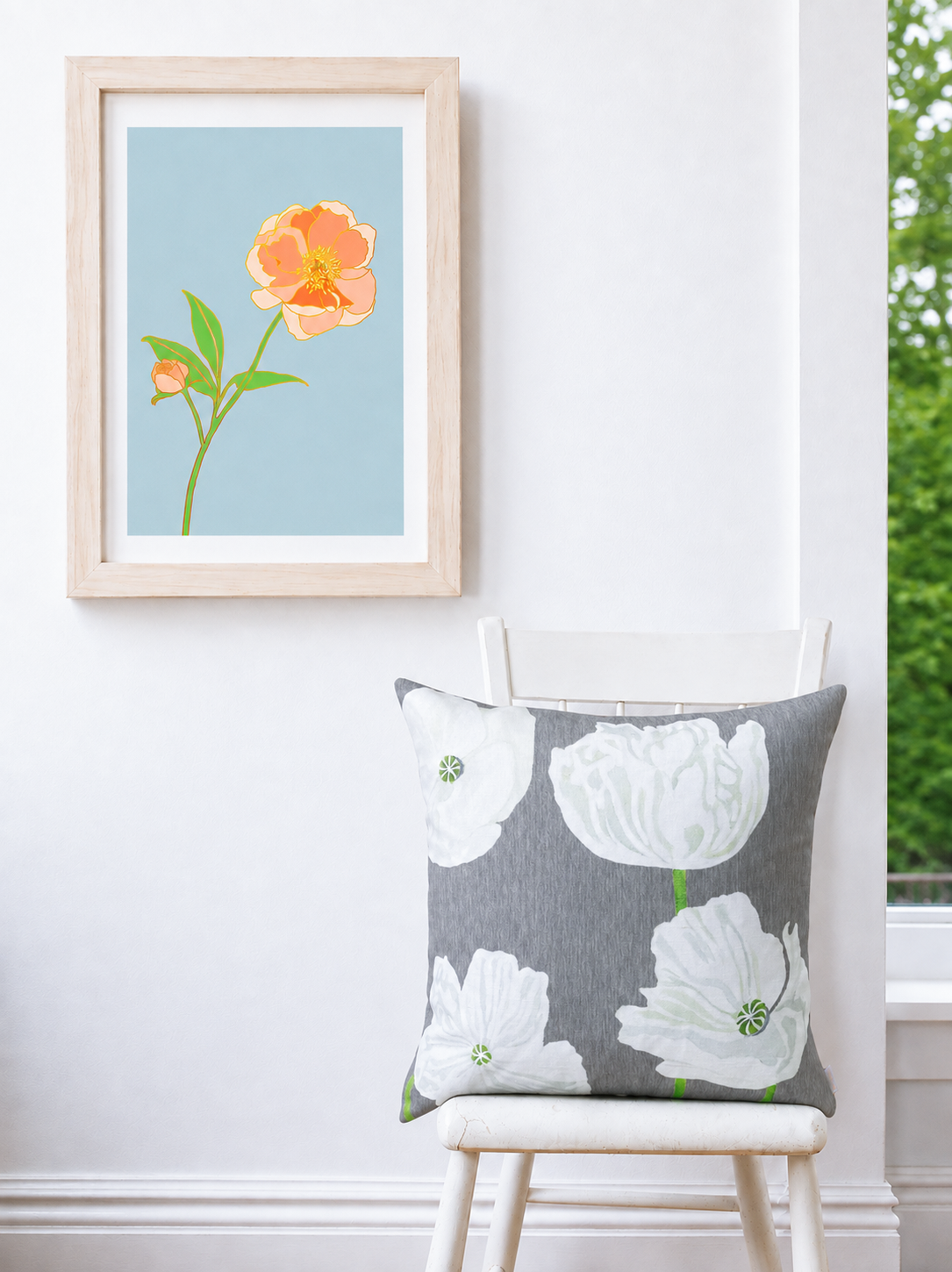 Art Print: Les Petites Fleurs Peony No. 1