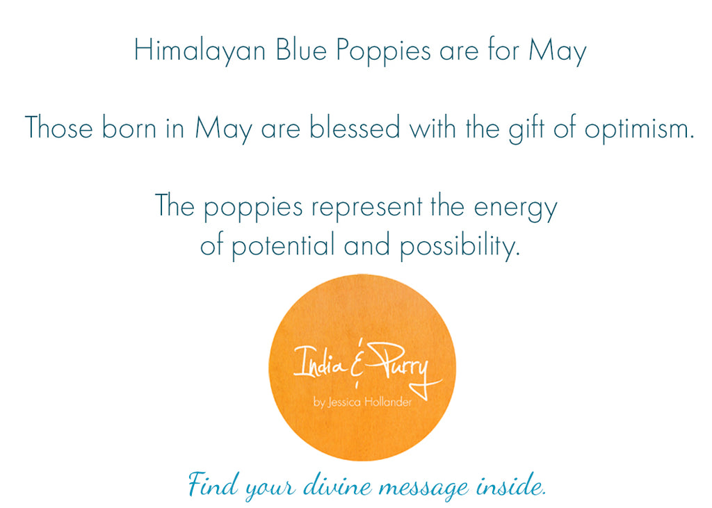 May:  Himalayan Blue Poppies