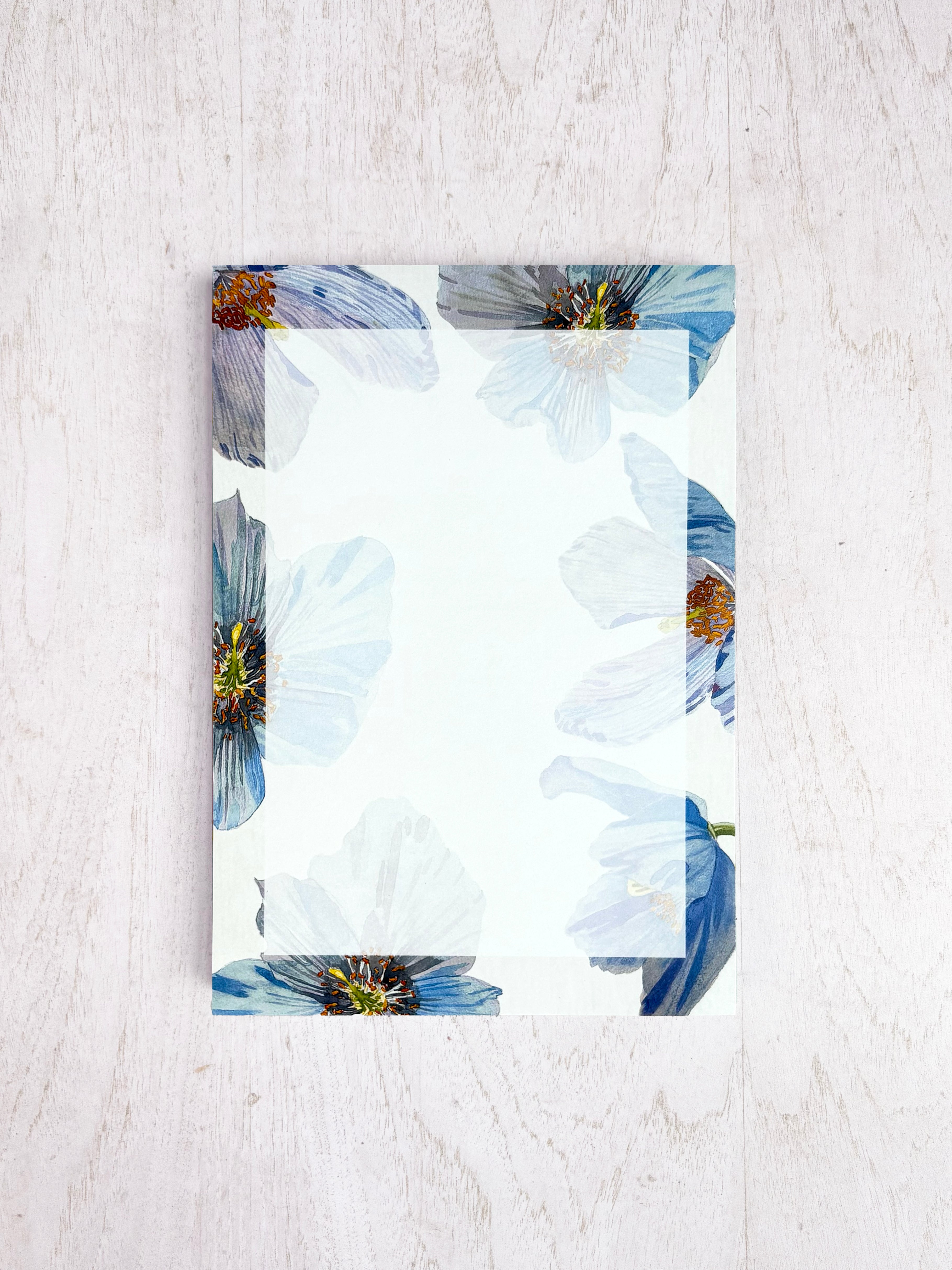 Notepad:  Himalayan Blue Poppies