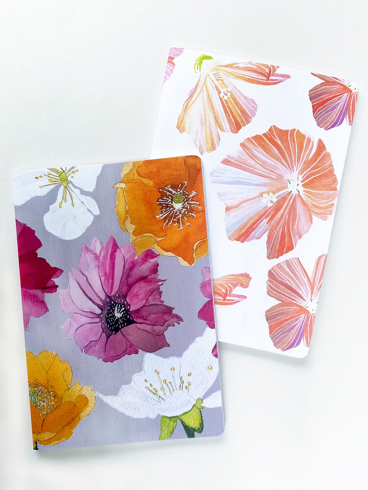 Notebook Set:  Hibiscus & Cactus Flowers