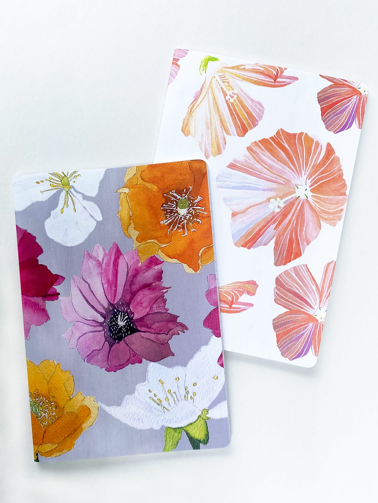 Notebook Set:  Hibiscus & Cactus Flowers