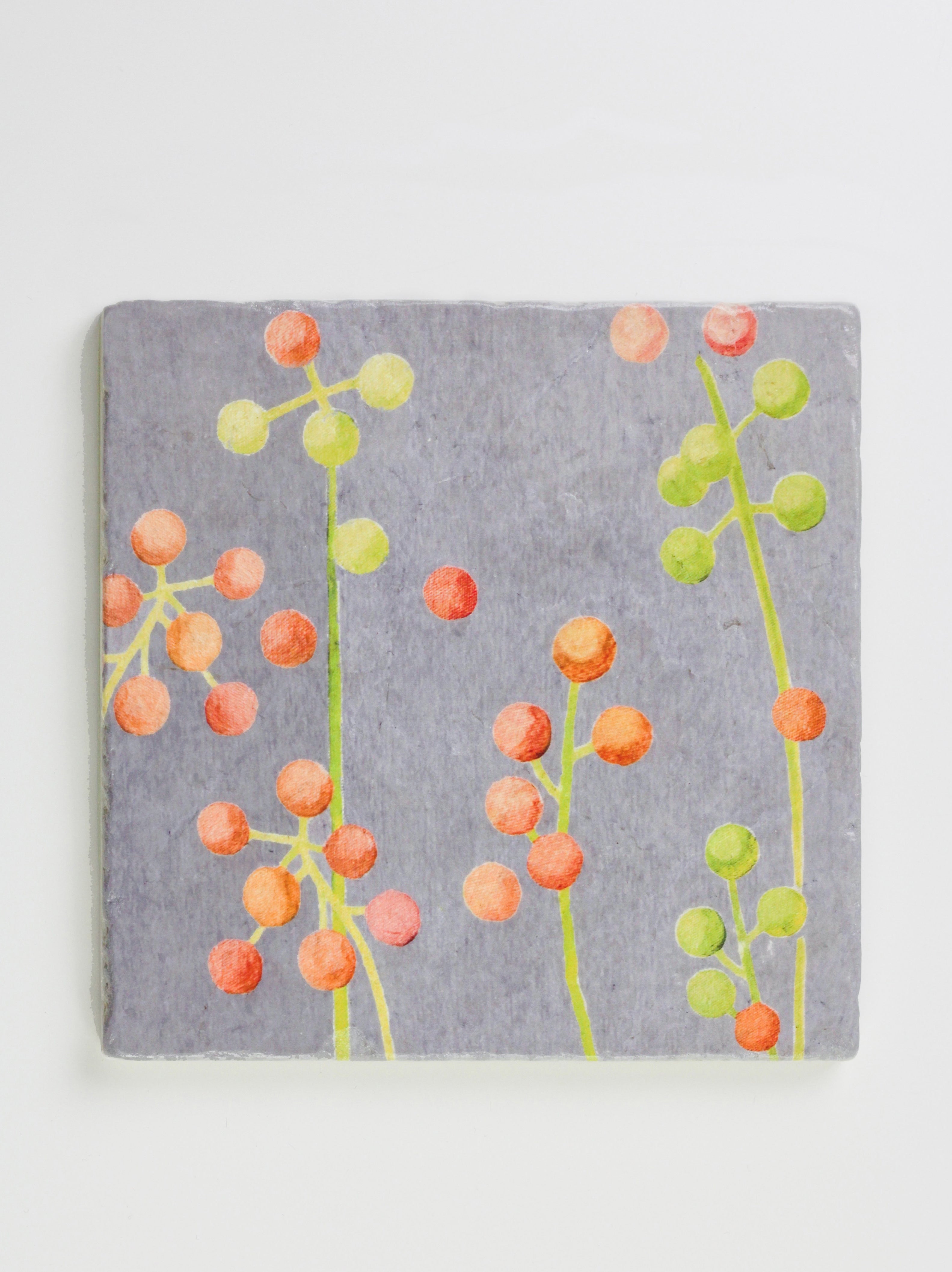 Trivet: Brunia on Grey
