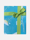 Gift Wrap:  Queen Anne's Lace on Teal
