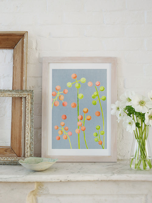 Art Print:  Brunia on Grey