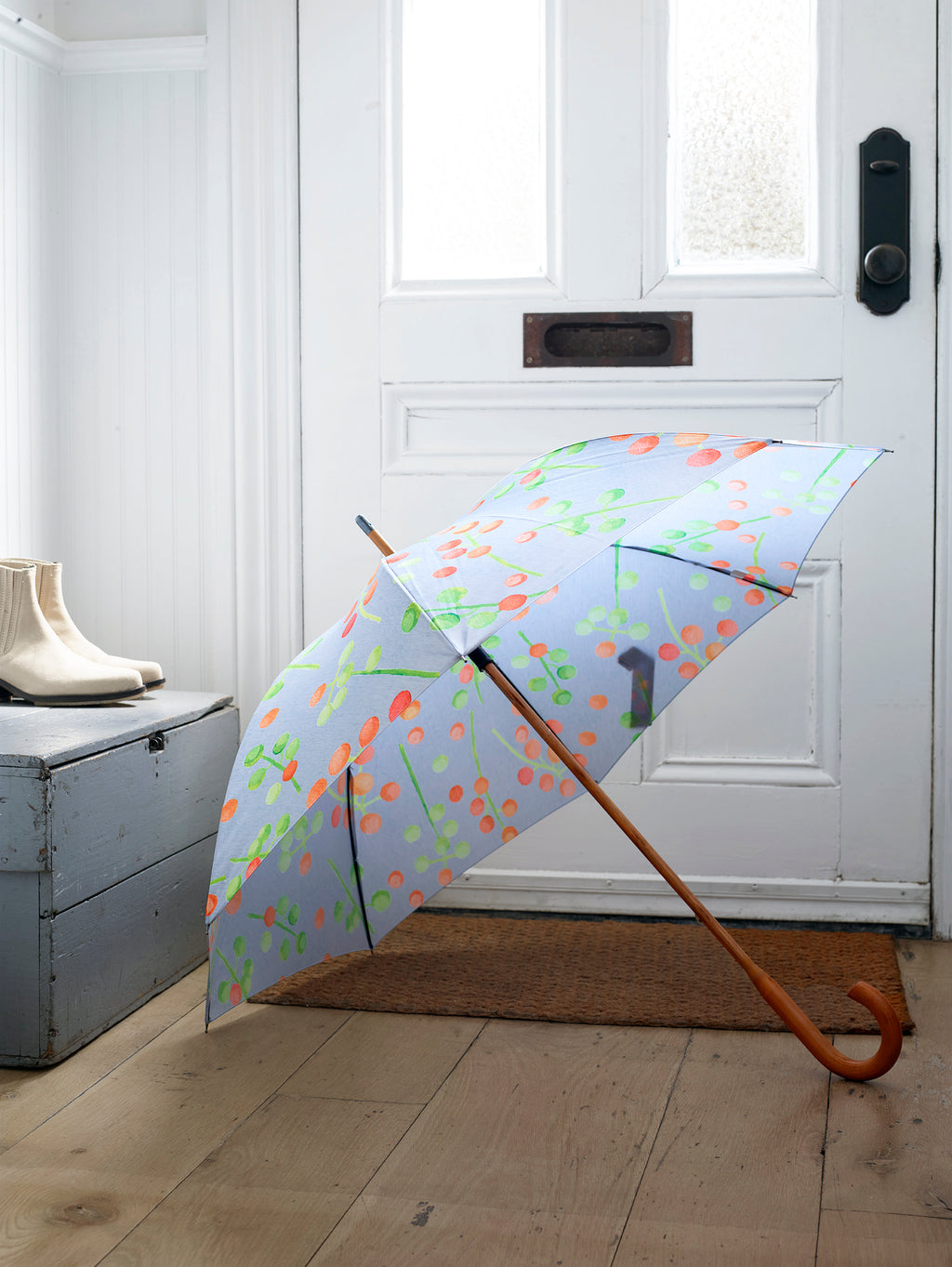 Umbrella:  Brunia on Grey