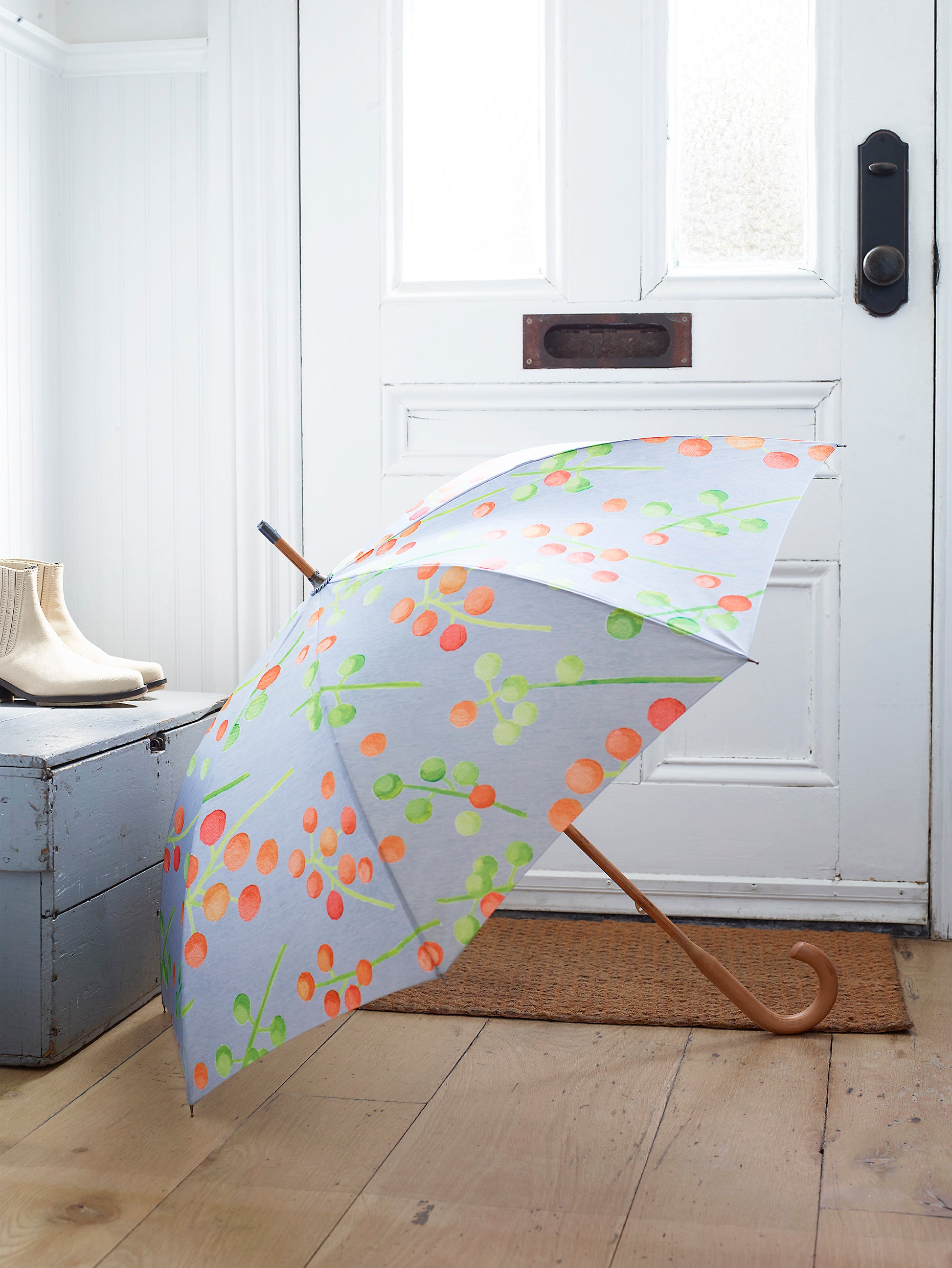 Umbrella:  Brunia on Grey