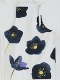 Apron: Black Hellebore on Snow-India & Purry